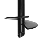 Pylex 32 in. Adjustable Helical Post Black