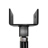 Pylex 32 in. Adjustable Helical Post Black
