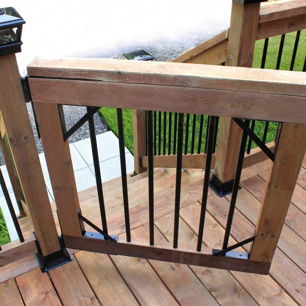 Pylex 11051 Steel HD Gate Kit Black