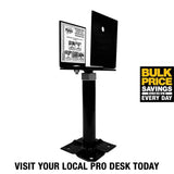 Pylex Adjustable Deck Support Multi-Format 33-66 Black (Pack of 2 Units)