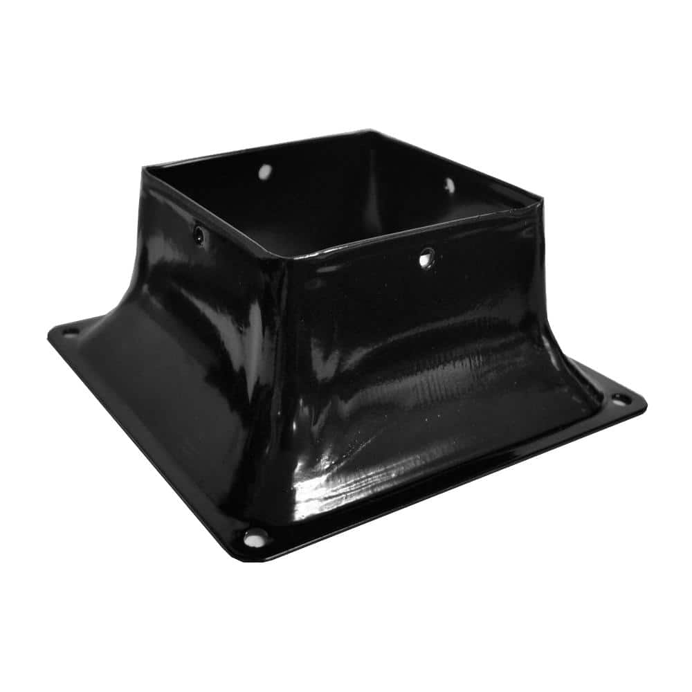 Pylex Decking Post Base 44 Black (5-Pack)