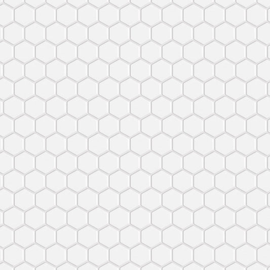 Merola Tile Metro Hex Matte White 10-1/4 in. x 11-7/8 in. x 5 mm Porcelain Mosaic Tile (8.65 sq. ft. / Case)