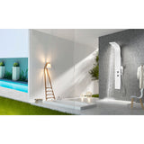 ANZZI Arena White 2-Spray Shower Panel System (Valve Included)