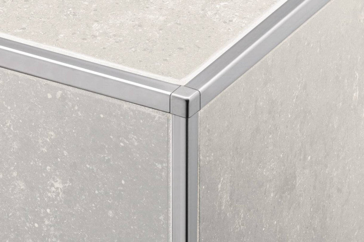 Schluter Systems QUADEC 0.25-in W x 1-in L Bright White PVC Tile Edge Trim
