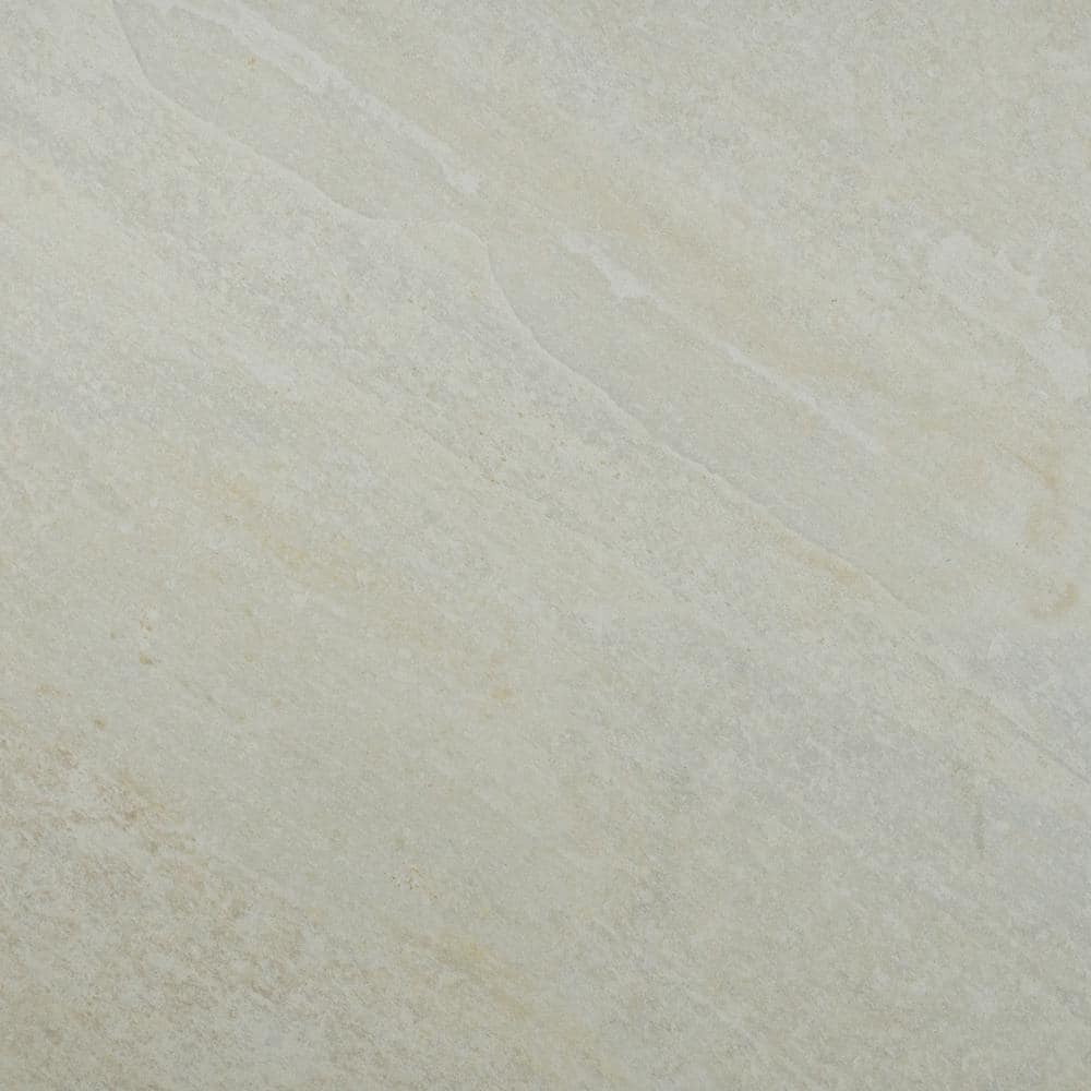 MSI Quartz White 24 in. x 24 in. x 0.39 in. Matte Porcelain Paver Floor and Wall Tile (16 sq. ft./Case)