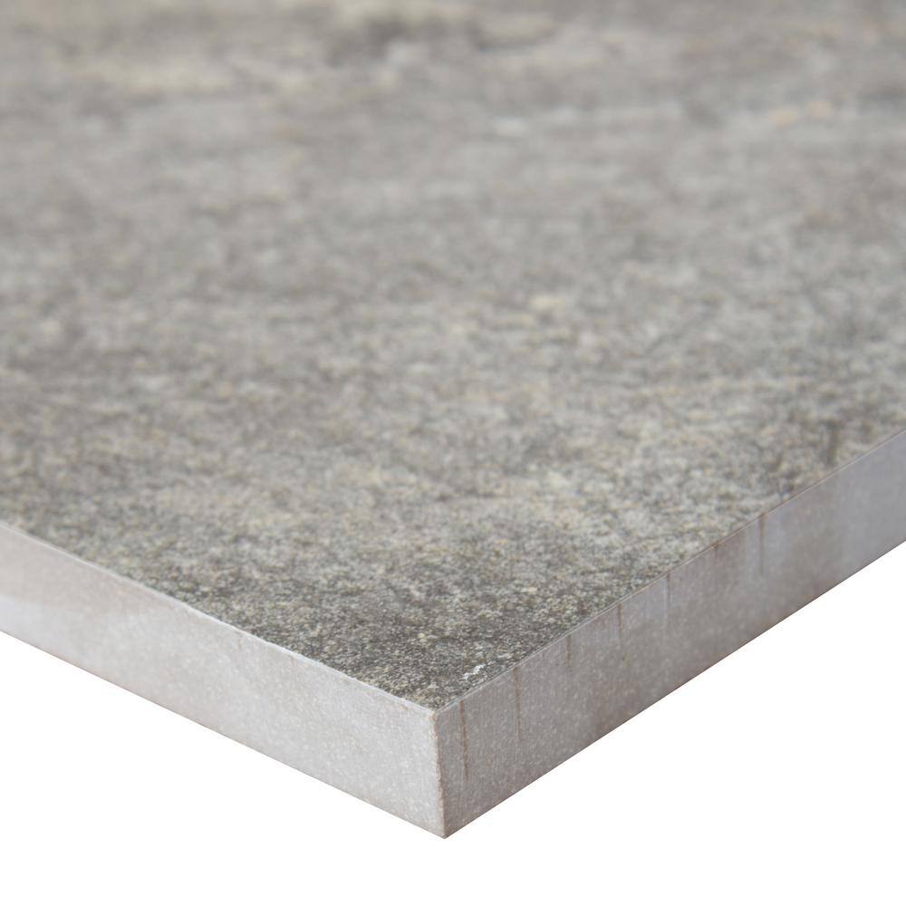 MSI Quarzo Gray 2 cm. x 24 in. x 24 in. Porcelain Paver Stone Look Paver Tile (8 sq. ft. / case)