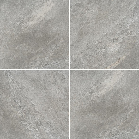MSI Quarzo Gray 2 cm. x 24 in. x 24 in. Porcelain Paver Stone Look Paver Tile (8 sq. ft. / case)