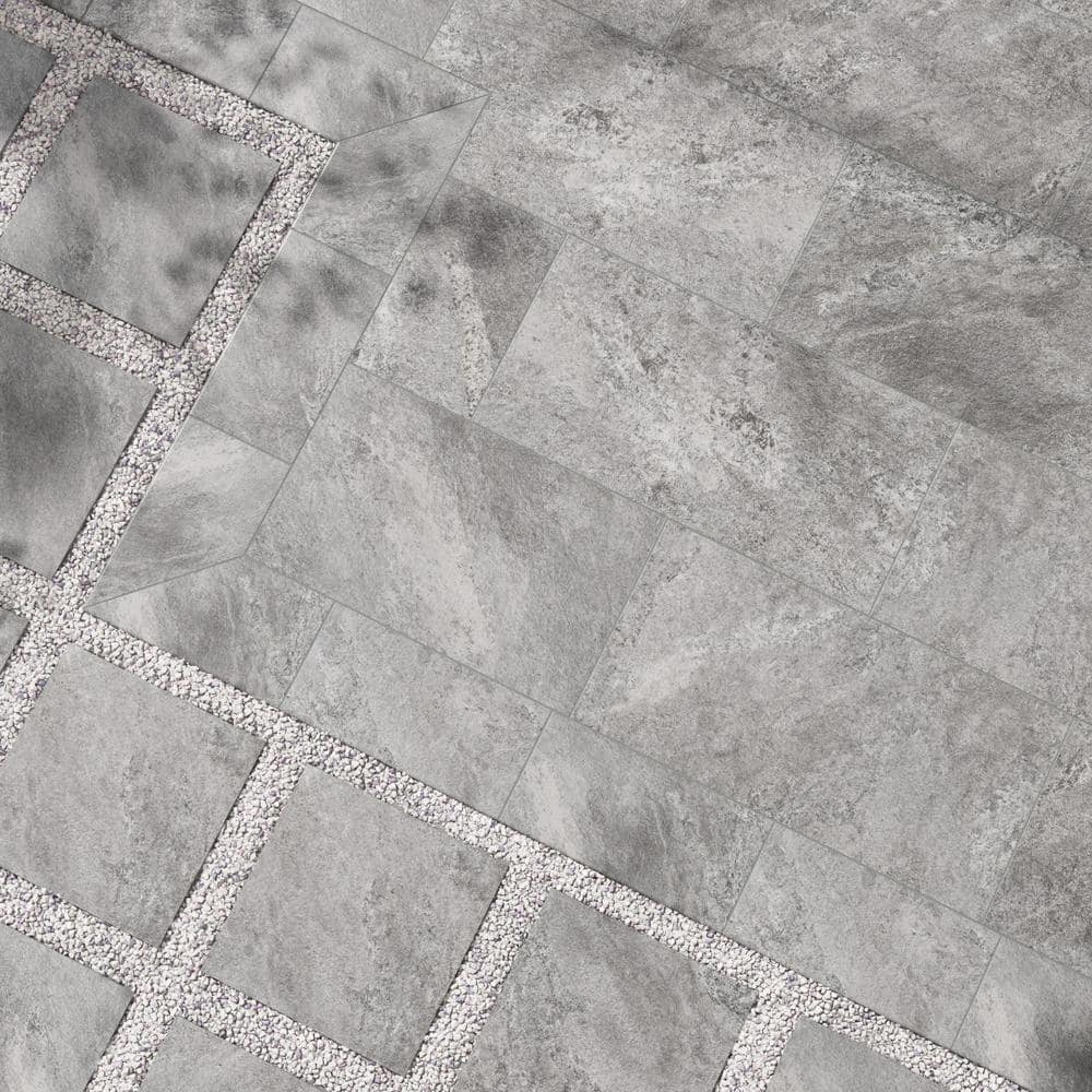 MSI Quarzo Gray 2 cm. x 24 in. x 24 in. Porcelain Paver Stone Look Paver Tile (8 sq. ft. / case)