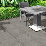CODIAK Cement Gray 24 in. x 24 in. x 0.78 in. Porcelain Paver Floor Tile (30 pieces/116.25 sq. ft./pallet)