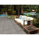 CODIAK 3.81 in. L x 3.81 in. W x 0.78 in. H Cement Gray Porcelain Paver Sample