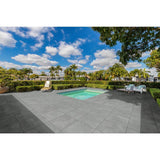 CODIAK 3.81 in. L x 3.81 in. W x 0.78 in. H Slate GrayPorcelain Paver Sample