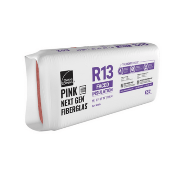 Owens Corning R-13 Kraft Faced Fiberglass Insulation FastBatts (All Sizes) image 2