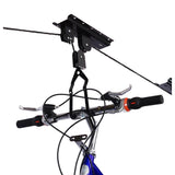 RAD Cycle Black 4-Bike Hoist Garage Bike Rack