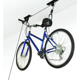 RAD Cycle Black 4-Bike Hoist Garage Bike Rack