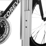 RAD Cycle Silver 2-Bike Upright Tension Mount Garage Bike Rack