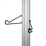 RAD Cycle Silver 2-Bike Upright Tension Mount Garage Bike Rack