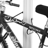 RAD Cycle Silver 2-Bike Upright Tension Mount Garage Bike Rack