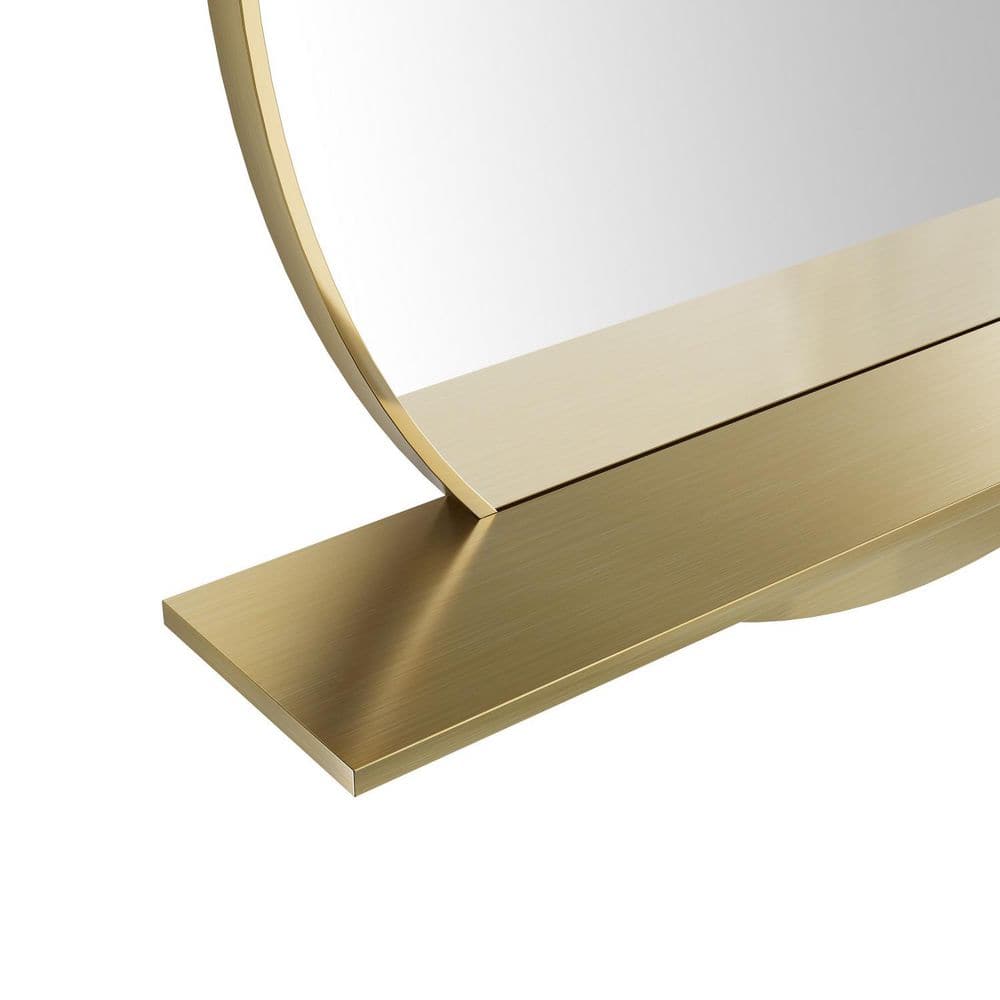 James Martin Vanities Radiant Gold Framed Bathroom Vanity Mirror, 24 x 22 Inches