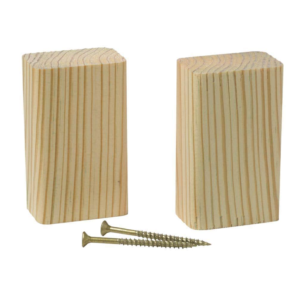 Railing Support Wood Block (2-Pack)
