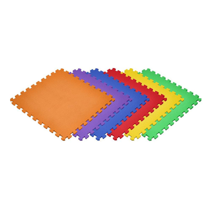 Norsk Rainbow 24 in. x 24 in. EVA Foam Non-Toxic Solid Color Interlocking Tiles (144 sq. ft. - 36 tiles)