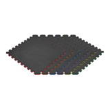 Norsk Rainbow Pack/Black 24 in. x 24 in. EVA Foam Truly Reversible Interlocking Tile (48-Tile)