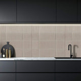 MSI Ramblas Stroget 4.5 in. x 9 in. Matte Porcelain Fluted Subway Wall Tile (7.5 sq. ft./Case)
