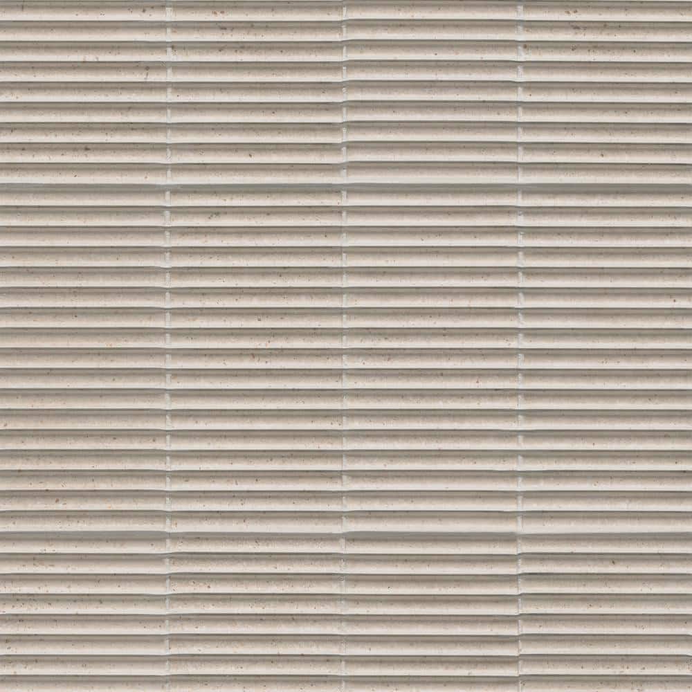 MSI Ramblas Stroget 4.5 in. x 9 in. Matte Porcelain Fluted Subway Wall Tile (7.5 sq. ft./Case)