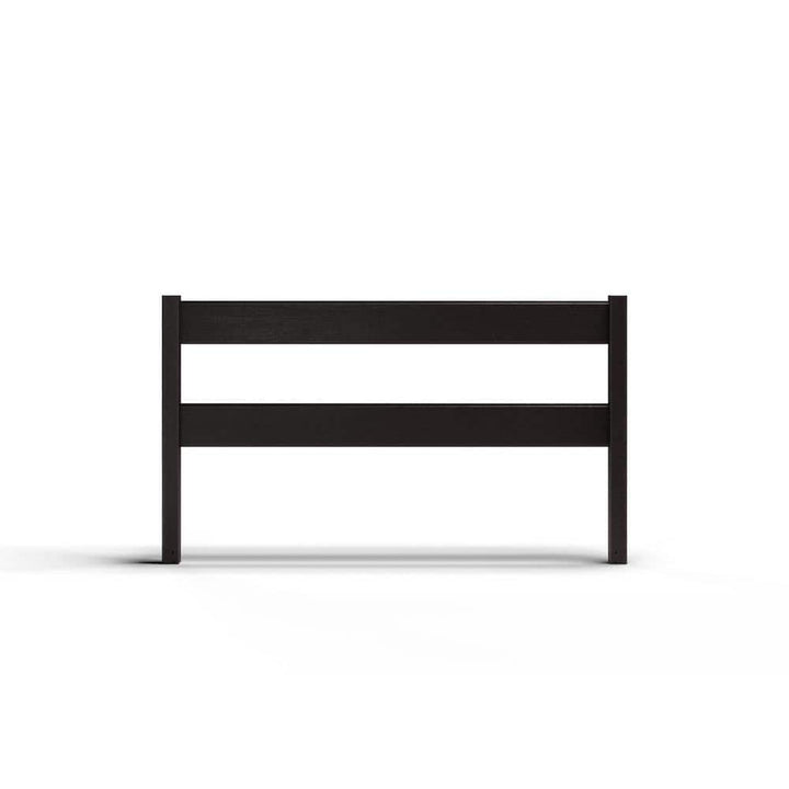 Natures Composites Composite Modern 2 Board Ranch Rail (3 ft. H x 5.75 ft. W) Raven (Black)