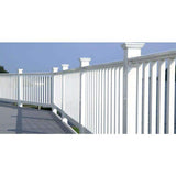 RDI Original Rail 8 ft. x 36 in. White Vinyl Square Baluster Level Rail Kit