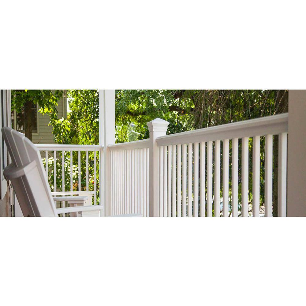 RDI 8 ft. x 36 in. Vinyl Level Rail Kit for 1-1/4 in. Square Baluster