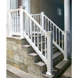 RDI Original Rail 8 ft. x 36 in. White Vinyl Turned Baluster Level Rail Kit