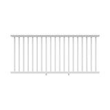 RDI 6 ft. x 42 in. Square Baluster Transform Rail Kit in Satin White