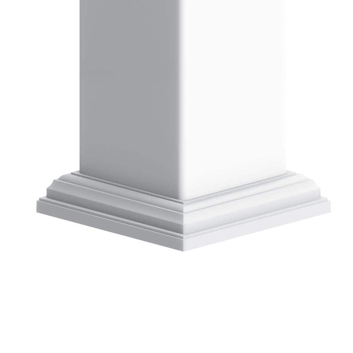 RDI Transform 6.87 in. x 6.87 in. Satin White Vinyl Base Trim