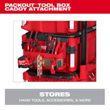 Milwaukee PACKOUT Caddy Tool Box Rack Attachment, 16.8 x 5.5 x 6 in