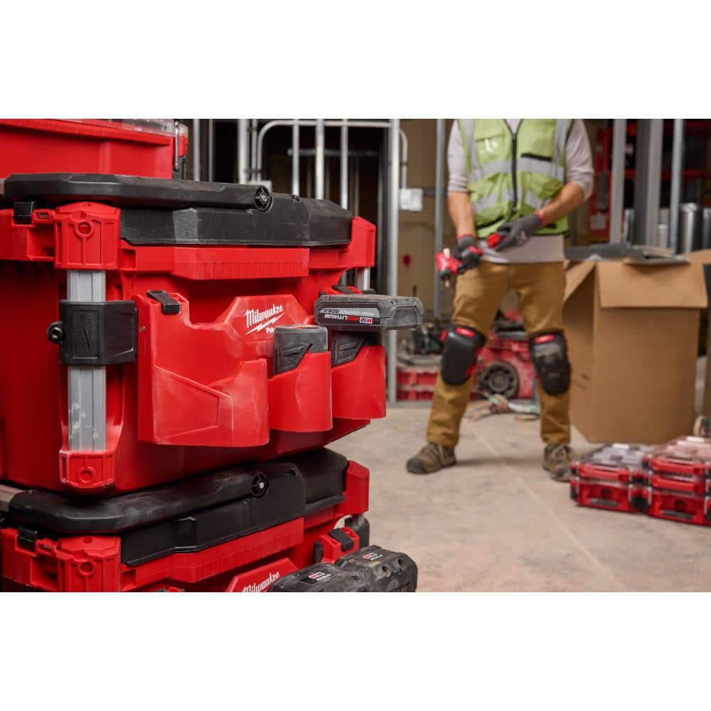 Milwaukee PACKOUT M12 Battery Tool Box Rack Attachment, 16.8 in x 5 in x 4.8 in
