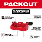 Milwaukee PACKOUT Tray Tool Box Rack Attachment, 16.8 in. x 6.9 in. x 4.8 in., Polypropylene