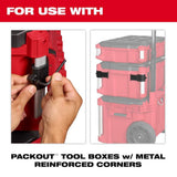 Milwaukee PACKOUT Long Tool Holder Tool Box Rack Attachment, 6.25 in D x 6.75 in W x 14 in H