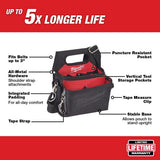 Milwaukee 15-Pocket Electrician's Tool Holder with Quick Adjust Belt and 6-in-1 Wire Stripper Pliers, 10.5 x 12.8 x 3.5 in