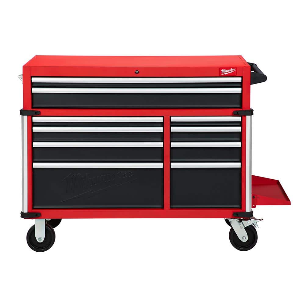 Milwaukee High Capacity 46 in. x 22 in. 10-Drawer Roller Cabinet Tool Chest, 19,440 cu. in.