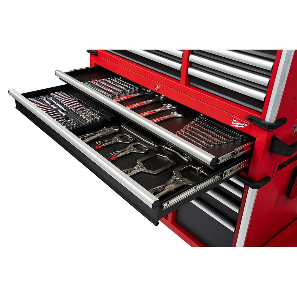 Milwaukee High Capacity 46 in. x 22 in. 10-Drawer Roller Cabinet Tool Chest, 19,440 cu. in.