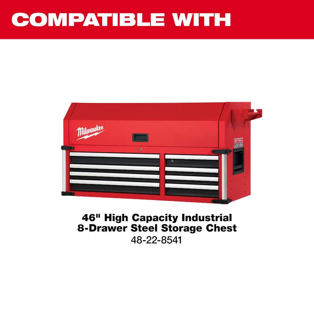 Milwaukee High Capacity 46 in. x 22 in. 10-Drawer Roller Cabinet Tool Chest, 19,440 cu. in.