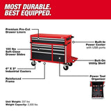 Milwaukee High Capacity 46 in. 18-Drawer Tool Chest and Cabinet Combo (22 in. Deep)