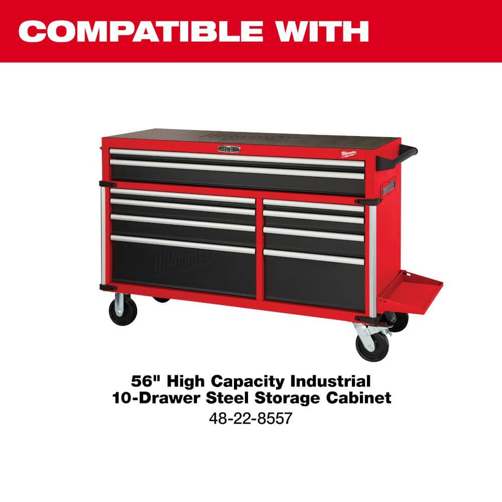 Milwaukee High Capacity 56 in. W x 22.1 in. D 8-Drawer Top Tool Chest