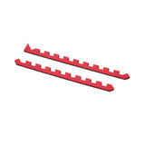 Norsk Red/Black 24 in. x 24 in. EVA Foam Truly Reversible Interlocking Tile (42-Tile)