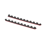 Norsk Red/Black 24 in. x 24 in. EVA Foam Truly Reversible Interlocking Tile (42-Tile)