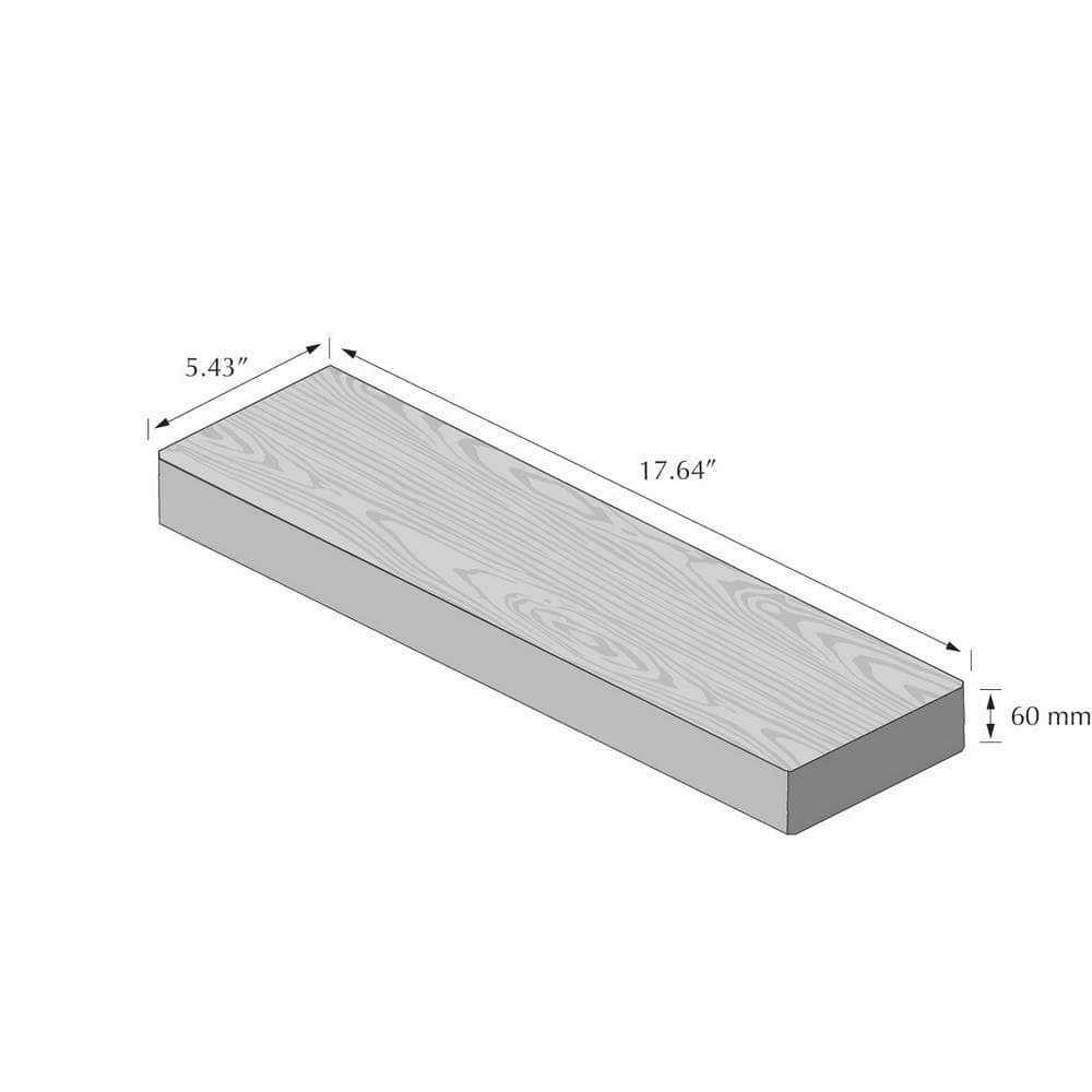 Basalite Wood Grain 6 in. x 18 in. Redwood Concrete Paver