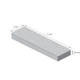 Basalite Wood Grain 6 in. x 18 in. Redwood Concrete Paver