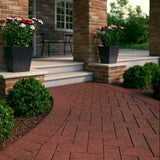 Pavestone Holland 7.87 in. L x 3.94 in. W x 1.77 in. H 45 mm Red Charcoal Concrete Paver (672-Piece/145 sq. ft./Pallet)