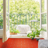 Merola Tile Projectos Bold Red 3-7/8 in. x 7-3/4 in. Matte Ceramic Subway Floor and Wall Tile (11.0 sq. ft. / Case)