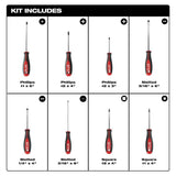 Milwaukee 15 in. PACKOUT Tote with Screwdriver Set (8-Piece)